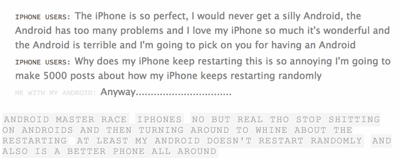 Illustration for article titled "iPhone Keeps Restarting" Glitch Is Driving the Internet Crazy
